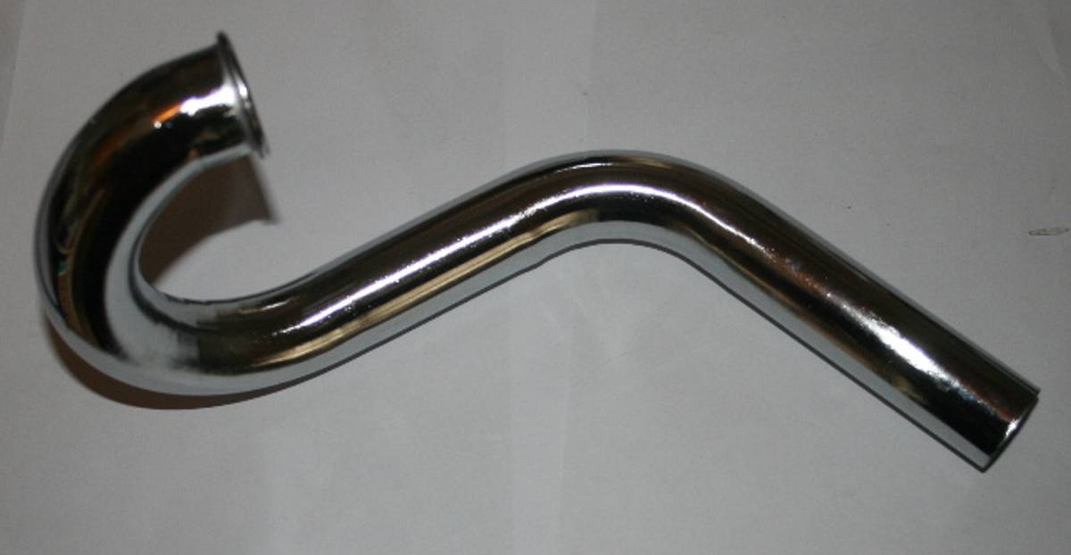 Eksosrør, 32 mm oppsvingt