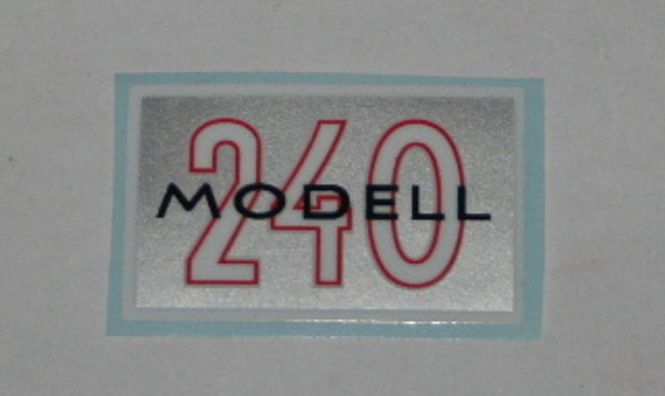 Hovedbilde Dekal, 240 Sølv