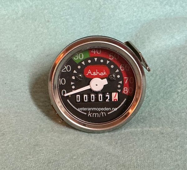 Hovedbilde Mopedspeedometer, 48 mm