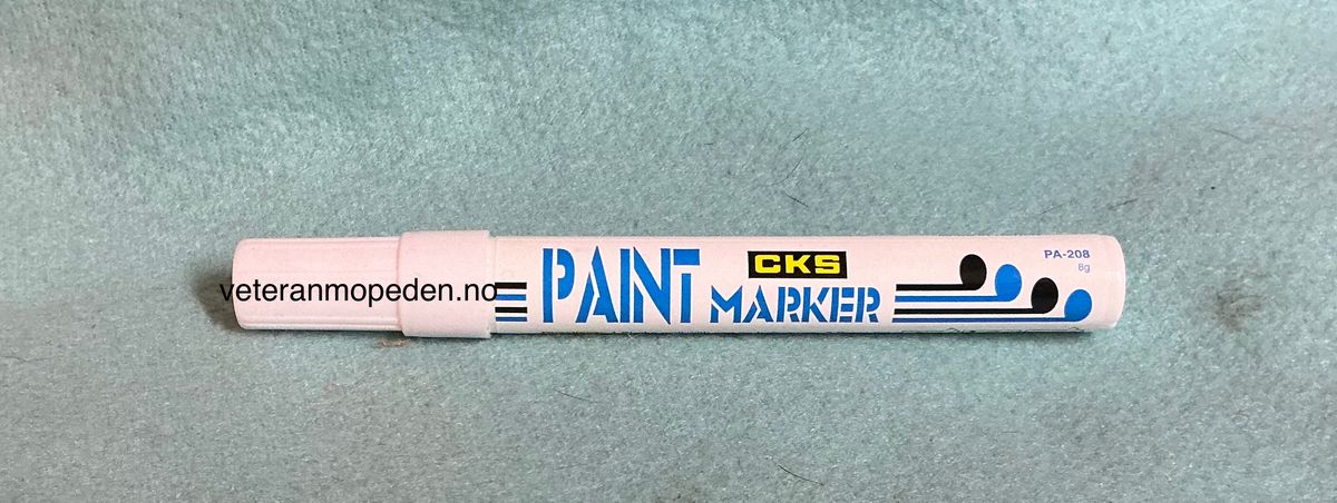 Dekkstift, hvit